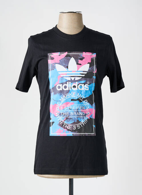 T-shirt noir ADIDAS pour homme