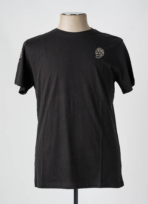 T-shirt noir SCHOTT pour homme