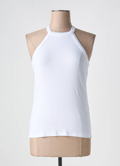 Débardeur blanc SELECTED pour femme