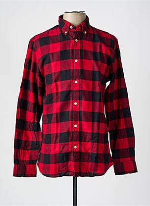 Chemise manches longues rouge SELECTED homme