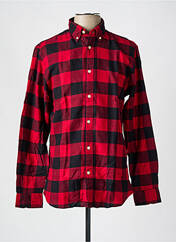 Chemise manches longues rouge SELECTED pour homme seconde vue