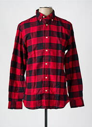 Chemise manches longues rouge SELECTED homme