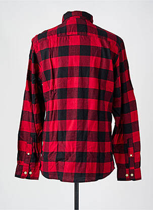Chemise manches longues rouge SELECTED homme
