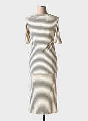 Robe longue beige SELECTED pour femme seconde vue