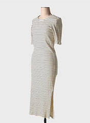 Robe longue beige SELECTED pour femme seconde vue