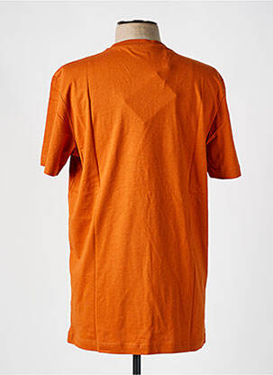 T-shirt col rond marron SELECTED homme