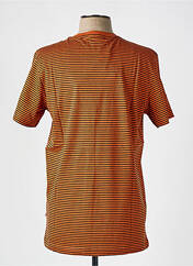 T-shirt marron SELECTED pour homme seconde vue