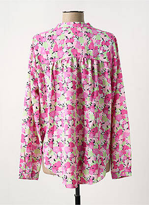 Blouse col v rose SELECTED femme