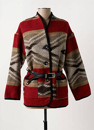 Veste casual rouge LA PETITE FRANCAISE pour femme