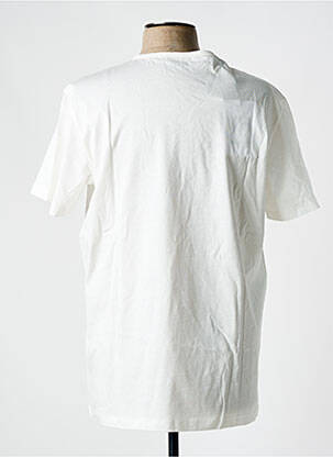 T-shirt col rond blanc SELECTED homme