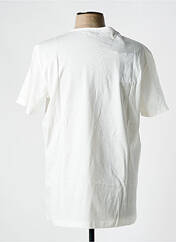 T-shirt blanc SELECTED pour homme seconde vue