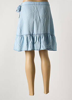 Jupe courte bleu PIECES femme