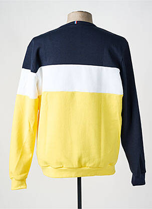 Sweat-shirt col rond bleu LE COQ SPORTIF homme