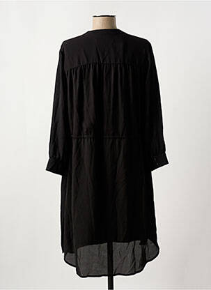 Robe courte col v noir SELECTED femme