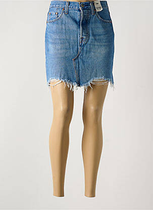 Mini-jupe bleu LEVI'S femme