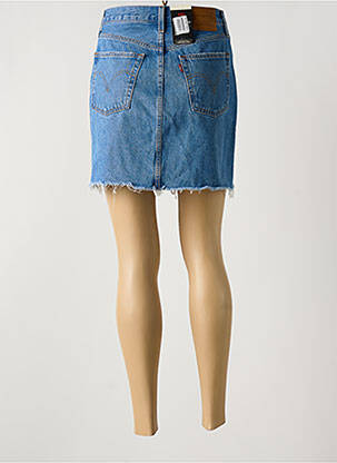 Mini-jupe bleu LEVIS femme