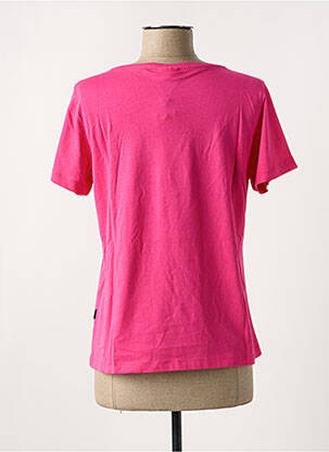 T-shirt col rond rose NOISY MAY femme