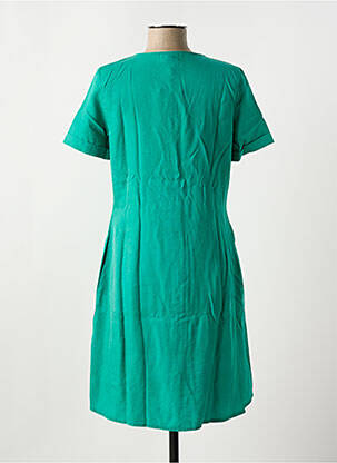 Robe courte col v vert PIECES femme