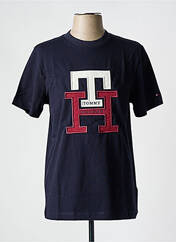 T-shirt bleu TOMMY HILFIGER pour homme seconde vue
