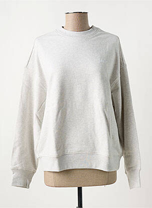 Sweat-shirt col rond gris LEVI'S femme
