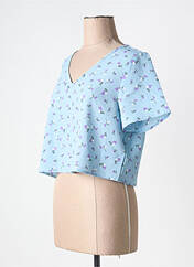 T-shirt bleu NOISY MAY pour femme seconde vue