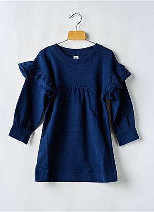 Robe mi-longue bleu PETIT BATEAU pour fille