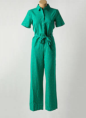 Combi-pantalon vert PIECES femme