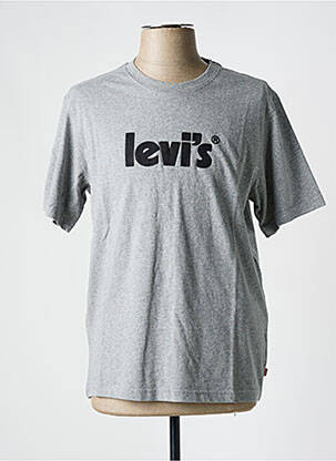 T-shirt col rond gris LEVI'S homme
