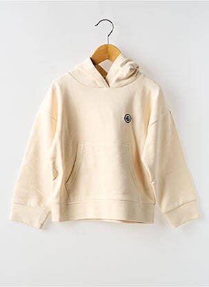 Sweat-shirt à capuche blanc PETIT BATEAU pour enfant