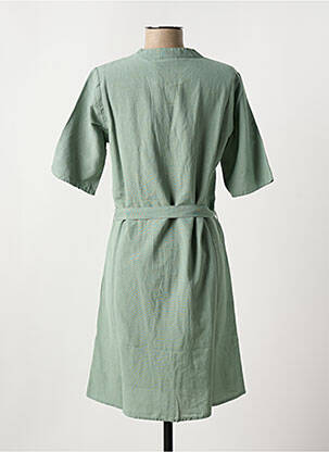 Robe courte col v vert VILA femme