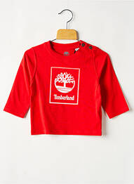T-shirt col rond rouge TIMBERLAND garcon