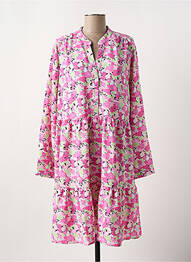 Robe courte rose SELECTED femme
