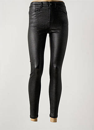 Pantalon slim noir NOISY MAY pour femme
