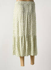 Jupe mi-longue vert PIECES pour femme seconde vue