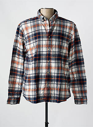 Chemise manches longues beige SELECTED homme