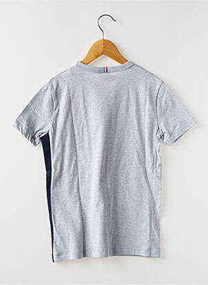 T-shirt col rond gris LE COQ SPORTIF enfant