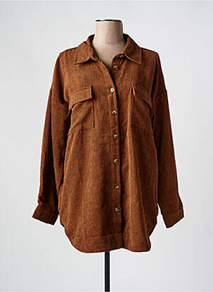 Chemisier marron NOISY MAY pour femme