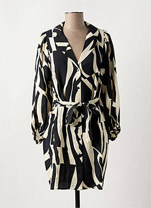 Robe courte col v noir VILA femme