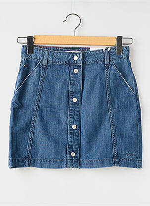 Jupe courte bleu TOMMY HILFIGER fille