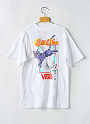 T-shirt blanc VANS pour garçon seconde vue