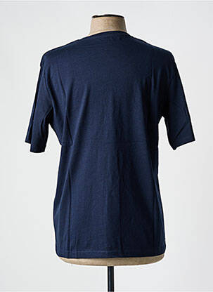 T-shirt col rond bleu JACK & JONES homme