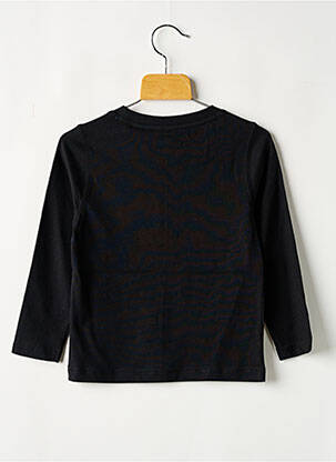 T-shirt col rond noir TIMBERLAND garçon