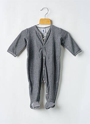 Pyjama col rond bleu PETIT BATEAU enfant