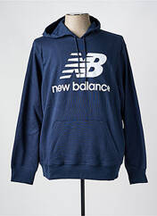 Sweat-shirt à capuche bleu NEW BALANCE pour homme seconde vue