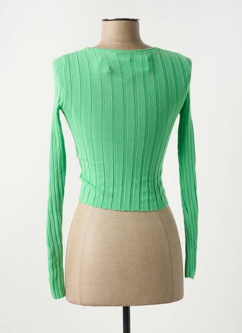 Pull col rond vert NOISY MAY femme