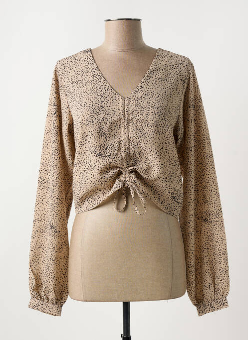 Top beige NOISY MAY pour femme