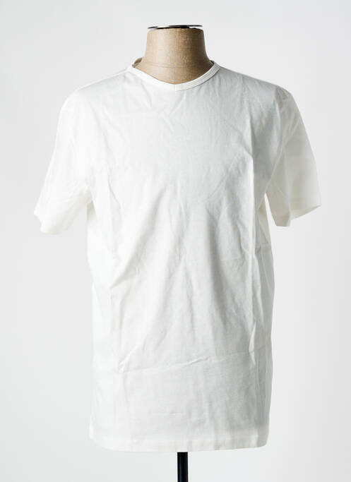 T-shirt blanc SELECTED pour homme