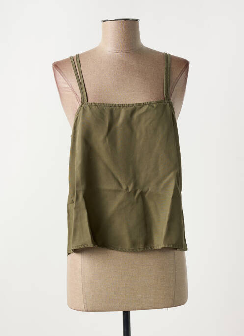 Débardeur vert NOISY MAY pour femme