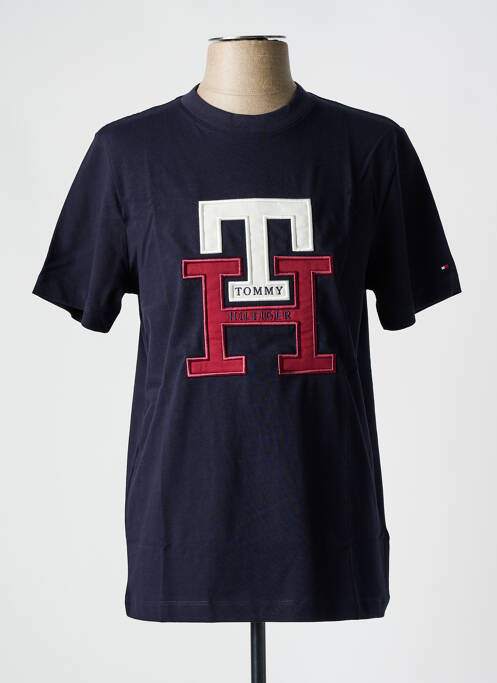 T-shirt bleu TOMMY HILFIGER pour homme