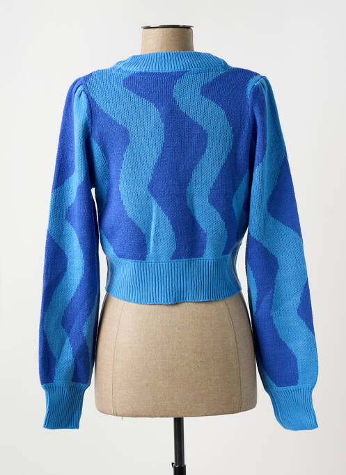 Gilet manches longues bleu NOISY MAY pour femme